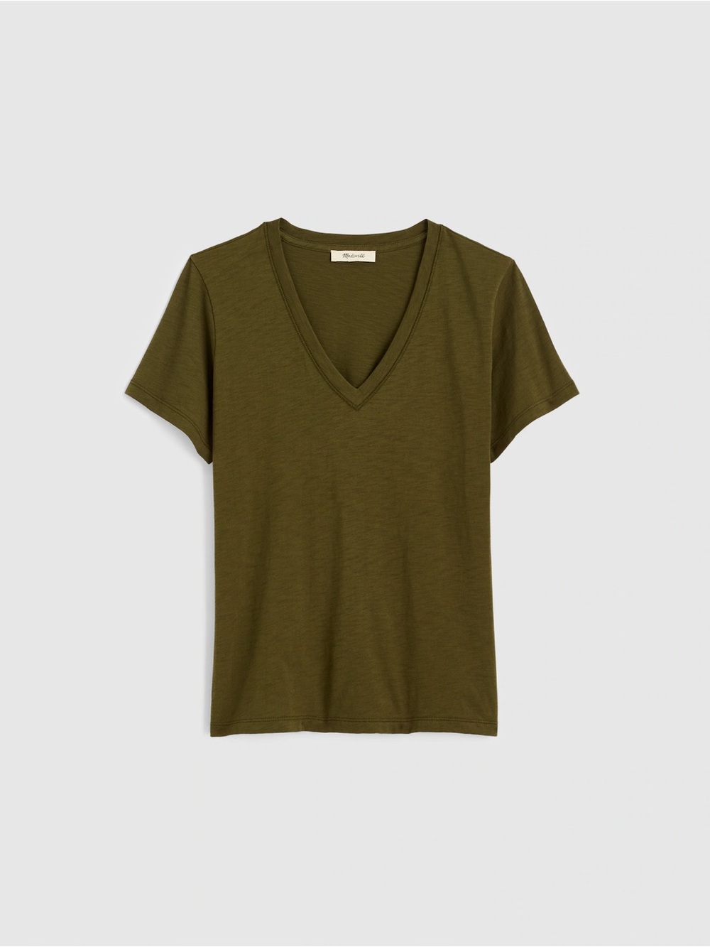 Madewell The Easy V-Neck Tee in Soft Slub new with tags